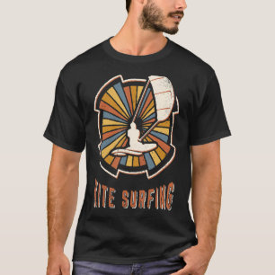 Camiseta Kite Surfing Vintage Classic Retro Sport Love