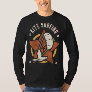 Camiseta Kite Surfing Vintage Retro Classic Sport