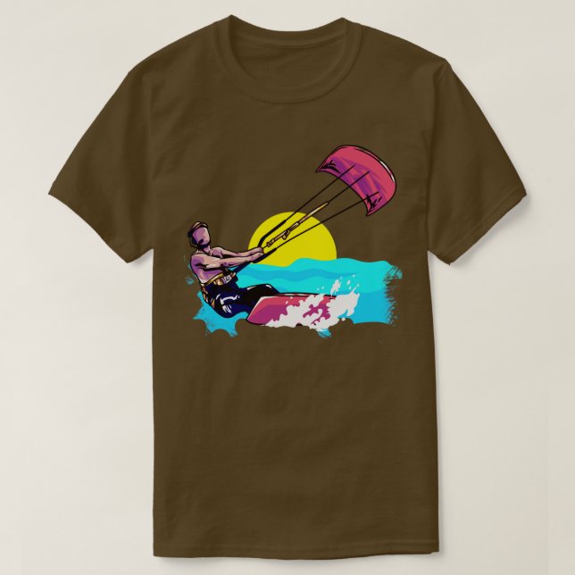 Camiseta Kiteboard Kitesurfing (Frente do Design)
