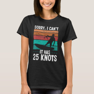 Camiseta Kiteboarder Vintage Desculpe não consigo Kit de Ki