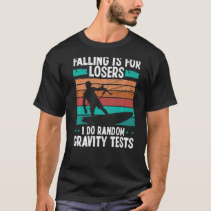 Camiseta Kiteboarder Vintage Random Gravity testa Kit Engra