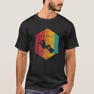 Camiseta Kitesurf Retro Kite Conselho Wind Esporte