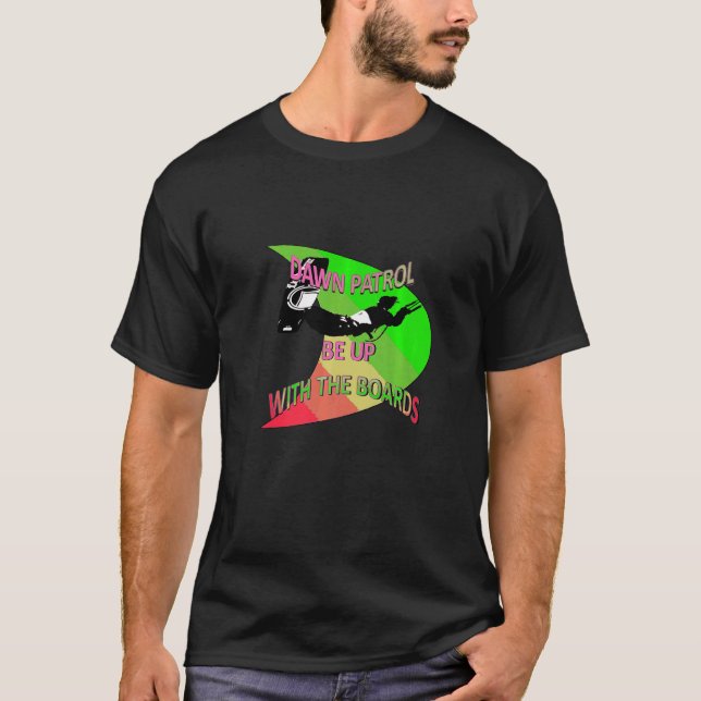 Camiseta Kitesurfer Action Extreme Sport Rosa Verde (Frente)