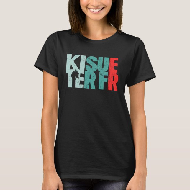Camiseta Kitesurfer Retro  Asa delta & Kitesurf (Frente)