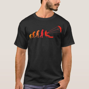 Camiseta Kitesurfing Evolution Sufing Surfer Gift Kitesurfi