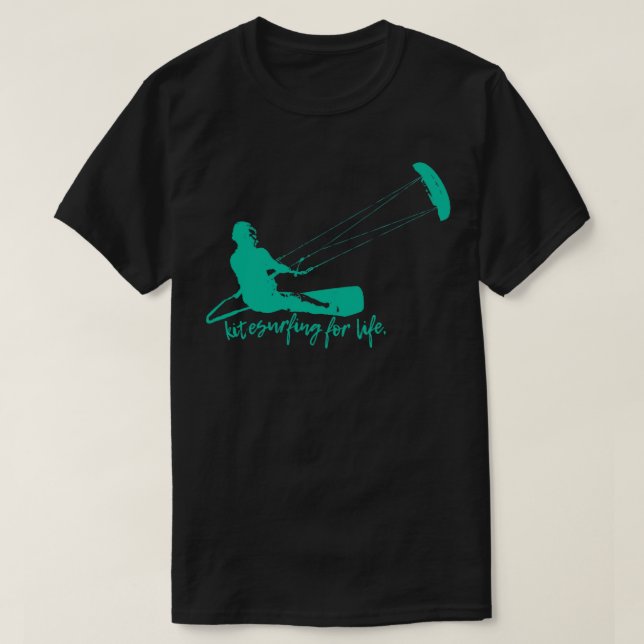 Camiseta Kitesurfing Kite (Frente do Design)