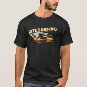 Camiseta Kitesurfing kiteboard retro kiteboarder w
