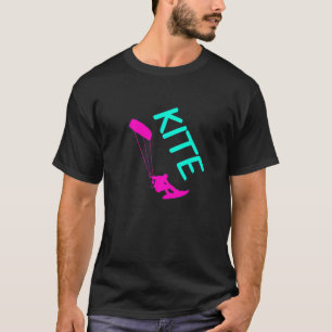 Camiseta Kitesurfing Kitesurfer Kiteboard Surfando Vintage 