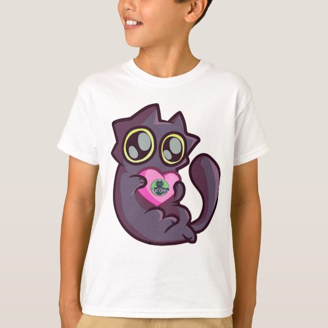 Camiseta KitKat Ama Você - O Alaska Cat Cafe (Frente)
