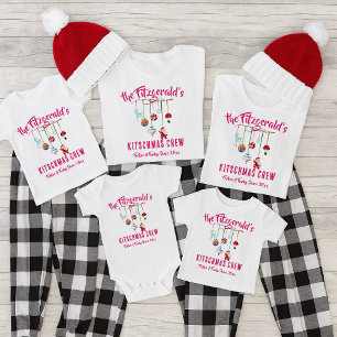 Camiseta Kitsch Natal Feriado da Família Correspondente