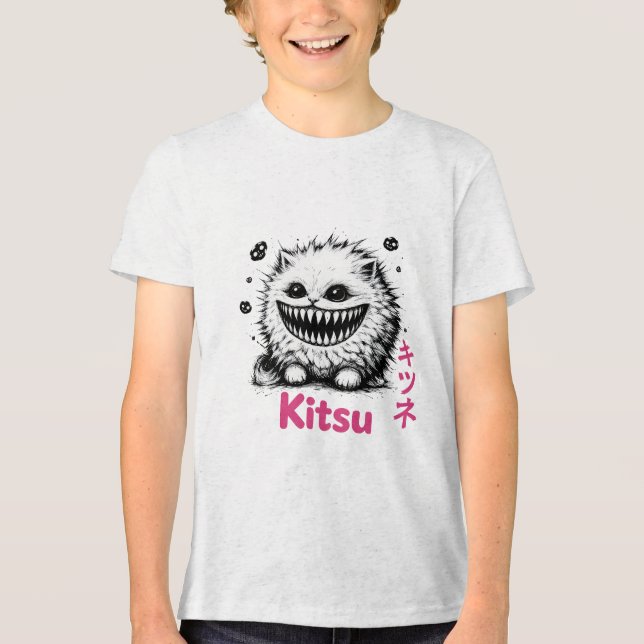 Camiseta Kitsu - Soft Cat Energy (Frente)