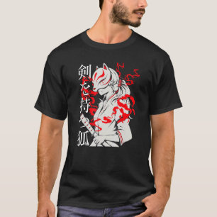 Camiseta Kitsune Fox Spirit Animal Inari Fox