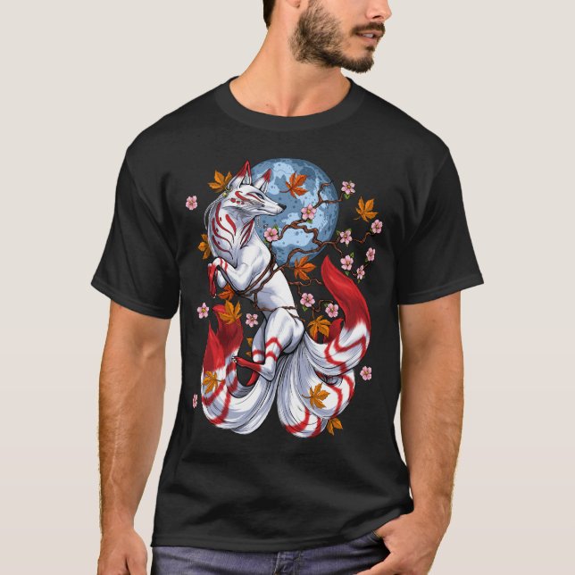 Camiseta Kitsune Japanese Fox (Frente)