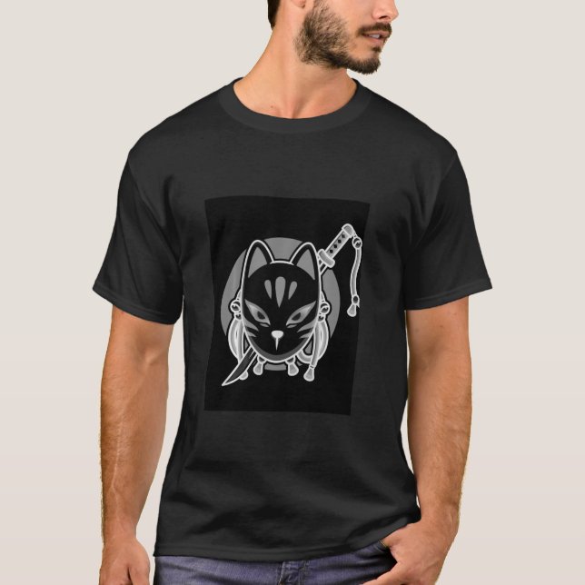 Camiseta Kitsune Mask Design Tee (Frente)