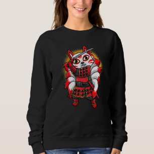 Camiseta Kitsune Ninja Nine Tailed Fox Tailed Fox Japonês S