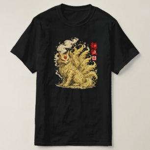 Camiseta Kitsune Noodle – Espírito Japonês de Raposa Feito