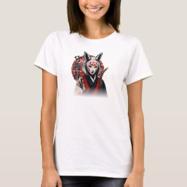Camiseta Kitsune Samurai Guardian – Japanese Fox Warrior
