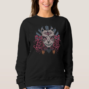 Camiseta Kitsune Tattoo Art Shinto, máscara de raposa japon