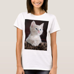 Camiseta Kitten Branco Vulnerável