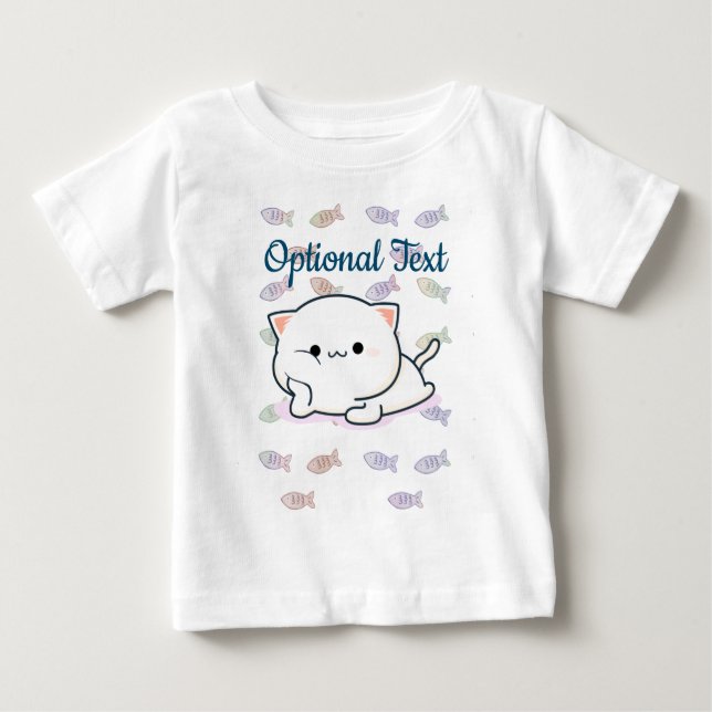 Camiseta Kitten Cheeky Estilo Kawaii (Frente)