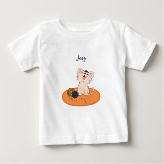 Camiseta Kitten com Wool Ball
