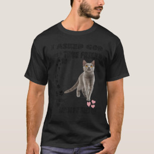 Camiseta Kitten Cote Mãe Pai Lover Impressão Bonito Shor Br