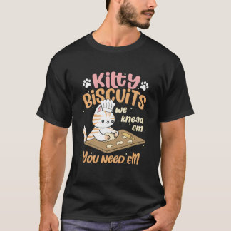 Camiseta Kitten Kneading Dough Baker Cat Kitty Cat Mom Cat