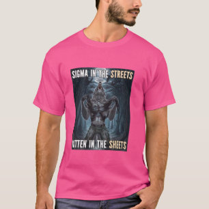 Camiseta Kitten Nas Folhas Sigma Funny Alpha Werewolf Wo