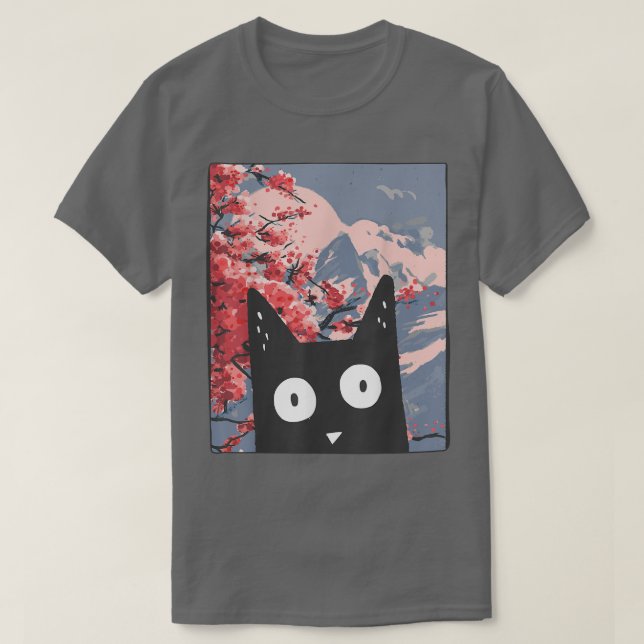 Camiseta Kitten Neko Japan Manga Harajuku Otaku Arte Gráfic (Frente do Design)