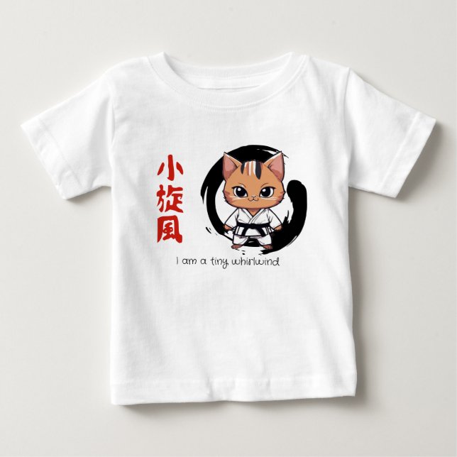 Camiseta Kitten Redemoinho: Um Companheiro Perfeito para a  (Frente)