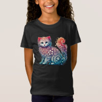 Kitten Whimsical Watercolor