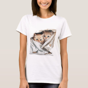 CAMISETA KITTENS CUTÂNEOS ARRANCADOS SOB OS BOLETINS DE PAS