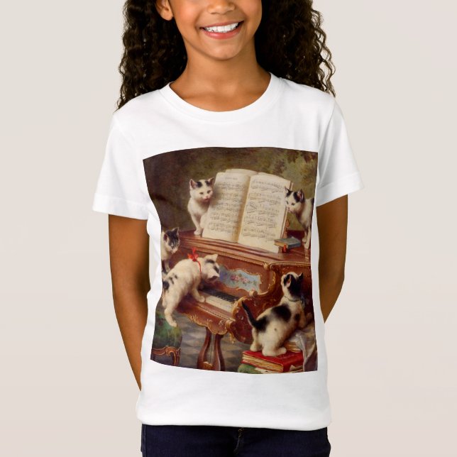 Camiseta Kittens e Piano (Frente)