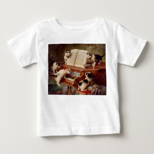Camiseta Kittens e Piano (Frente)