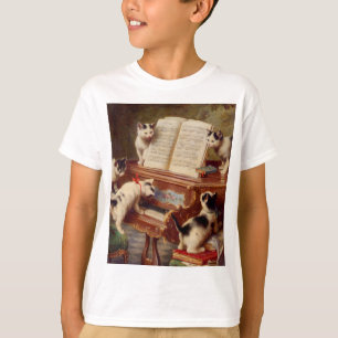 Camiseta Kittens e Piano