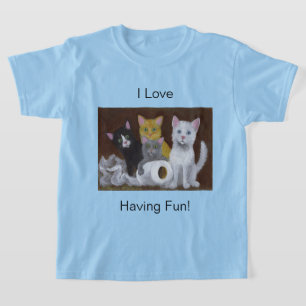 Camiseta Kittens Having Fun