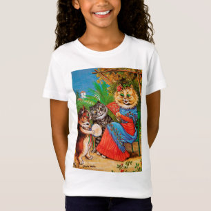 Camiseta Kittens & Lady, Louis Wain