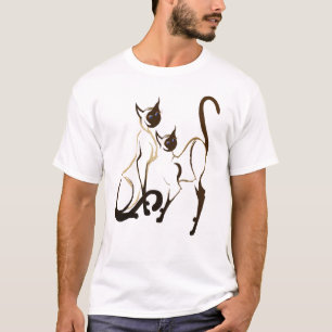 Camiseta KittiesT-Camisa 2 Siamese