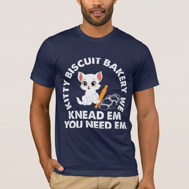 Camiseta Kitty Biscuit Bakery Nós Amassamos Para Você Neces (Frente)