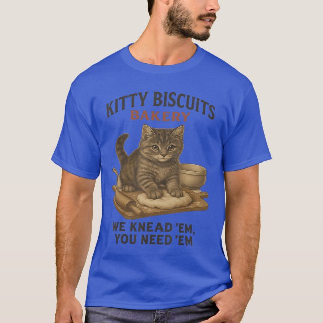 Camiseta Kitty Biscuits Bakery Funny Cat baking for cat lov (Frente)