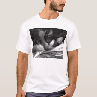 Camiseta Kitty. cansado