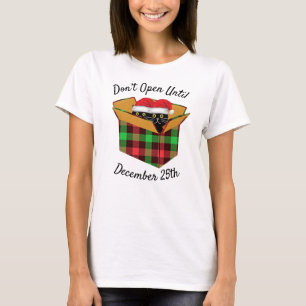 Camiseta Kitty Cat Natal