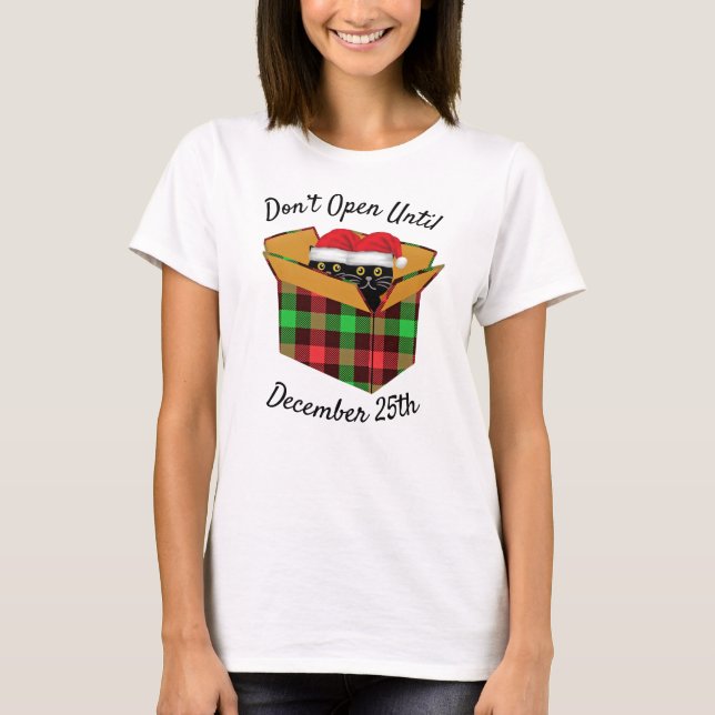 Camiseta Kitty Cat Natal (Frente)