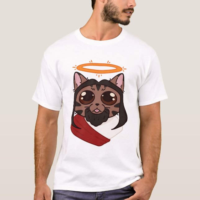 Camiseta Kitty Christ (Frente)