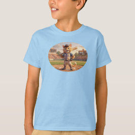 Camiseta Kitty de beisebol (cor completa) - Beneficia organ