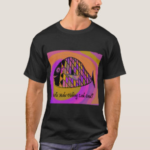 Camiseta Kitty Fishing, Apenas Uma Garota Que Ama Peixes Ga
