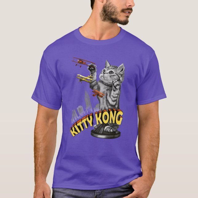 Camiseta Kitty Kong retrô (Frente)