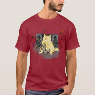 Camiseta Kitty Rock n Roll Unisexo