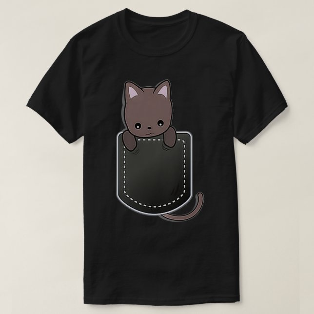 Camiseta KittyinPocketDesign CatsKittenCat (Frente do Design)