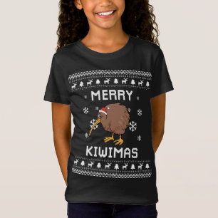 Camiseta Kiwi Bird Lover Natal Feio Xmas Kiwi Bird Sweet